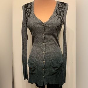 Miss Me Embellished long cardigan